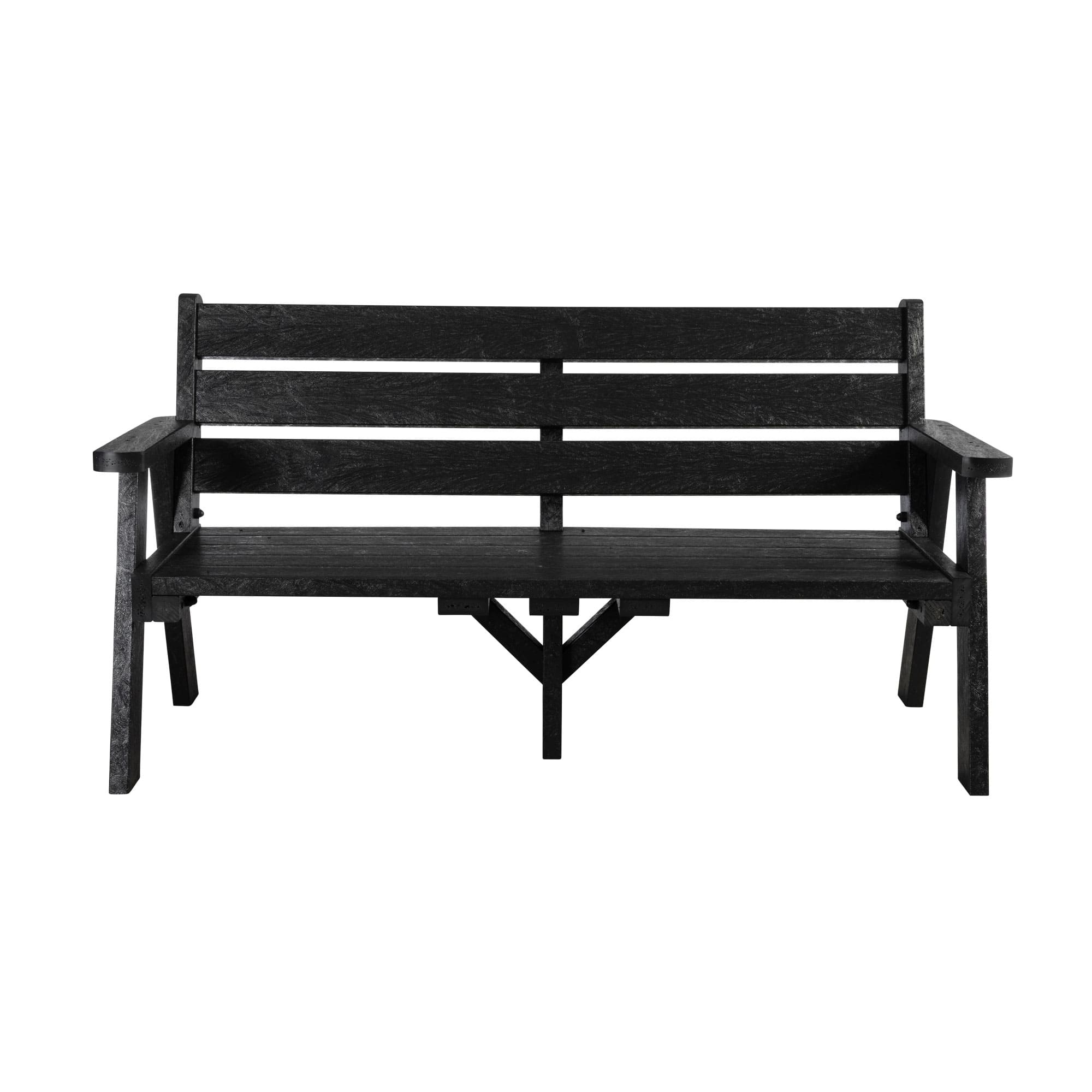 EKO Park Bench 3 Seater Side