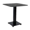 Extrema Premium Dining Height Table Square Black Moon Anzio Small Square Base