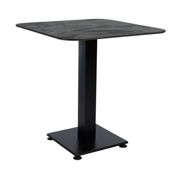 Extrema Premium Dining Height Table Square Black Moon Anzio Small Square Base
