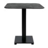 Extrema Premium Dining Height Table Square Black Moon Anzio Small Square Base Side