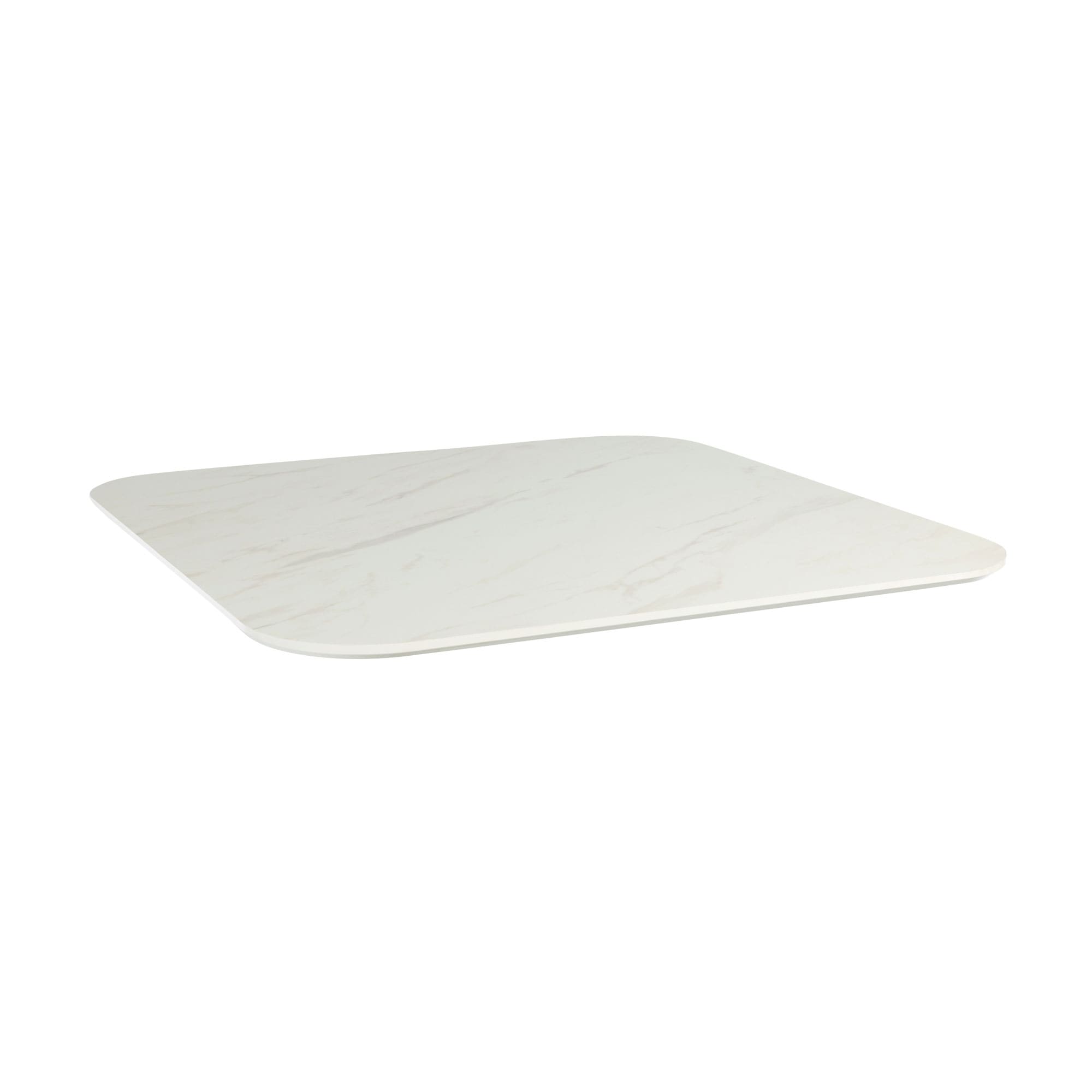 Extrema Premium Square Table Top White Marble
