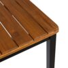Hardy Dining Height Table Bison Table Base Detail