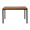 Hardy Dining Height Table Rectangular Bison Table Base Side