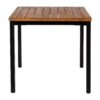 Hardy Dining Height Table Square Bison Table Base Side
