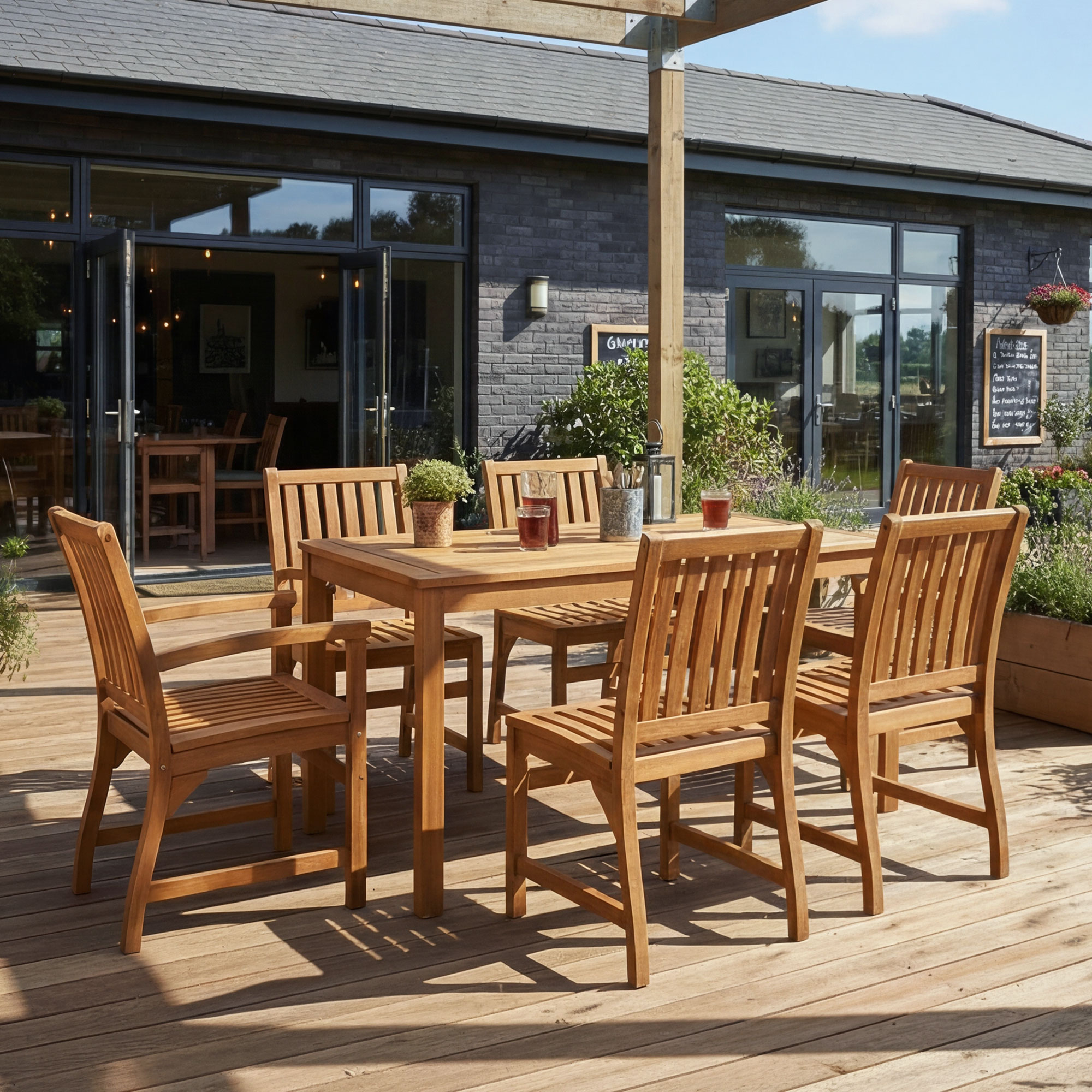 Hardy Rectangle Dining Set Square