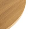 Omega Round Table Top Oak Detail