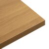 Omega Square Table Top Oak Detail