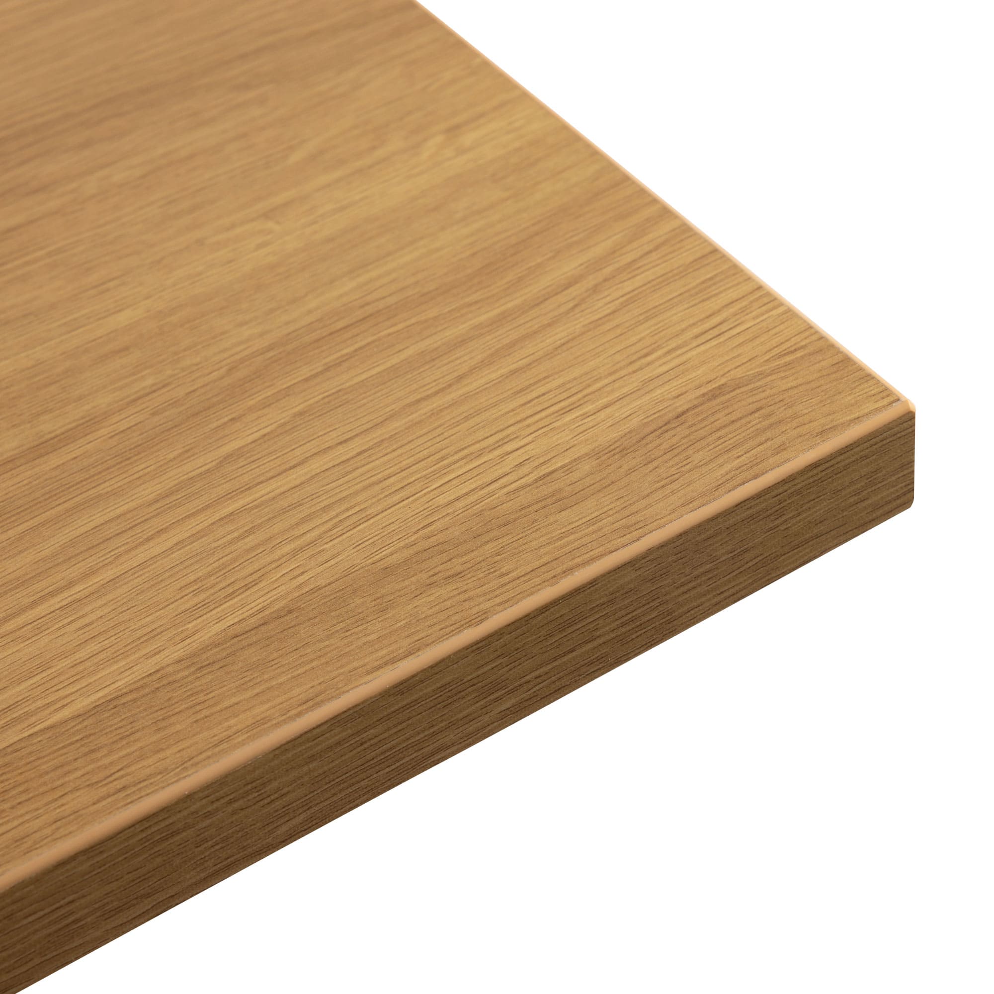 Omega Square Table Top Oak Detail