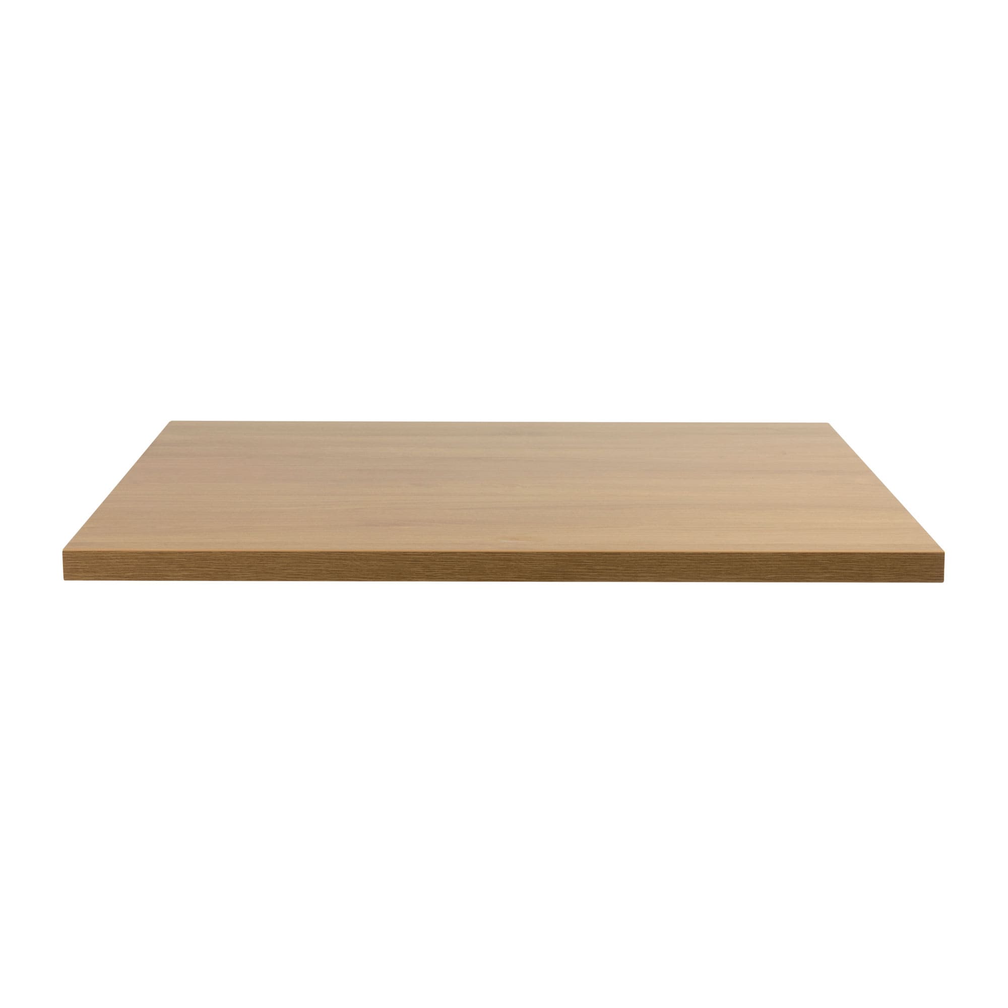 Omega Square Table Top Oak Side
