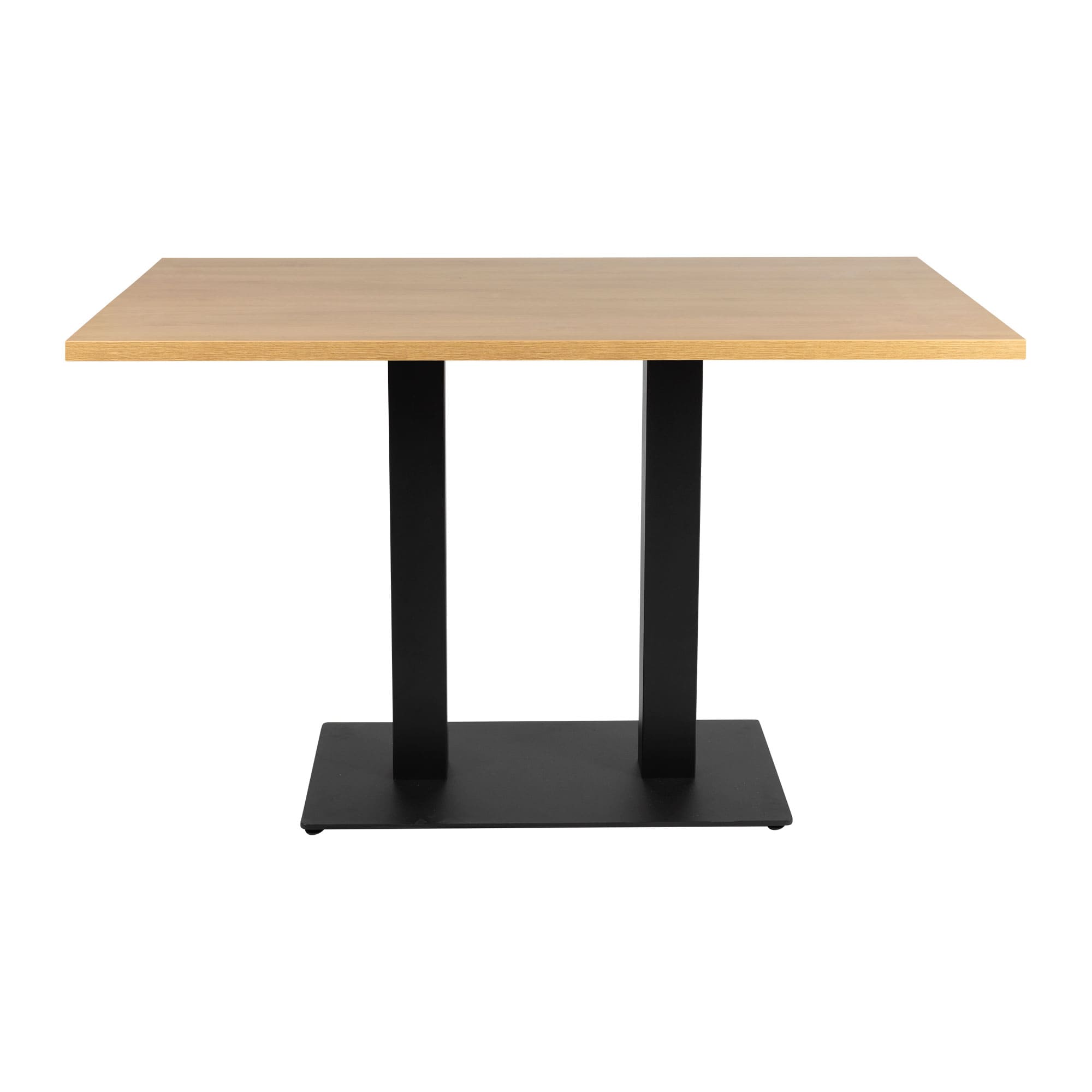 Omega Dining Height Table Rectangular Oak Boston Rectangular Base Side