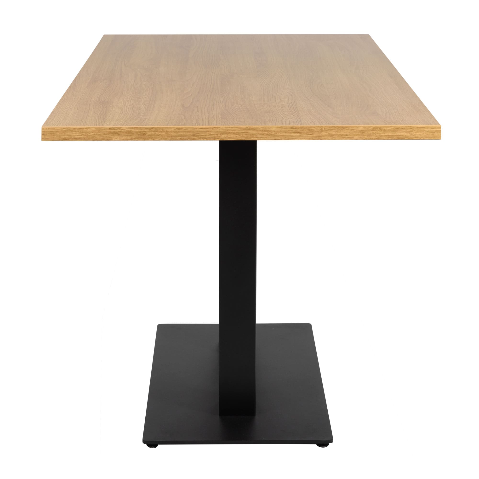 Omega Dining Height Table Rectangular Oak Boston Rectangular Base Side
