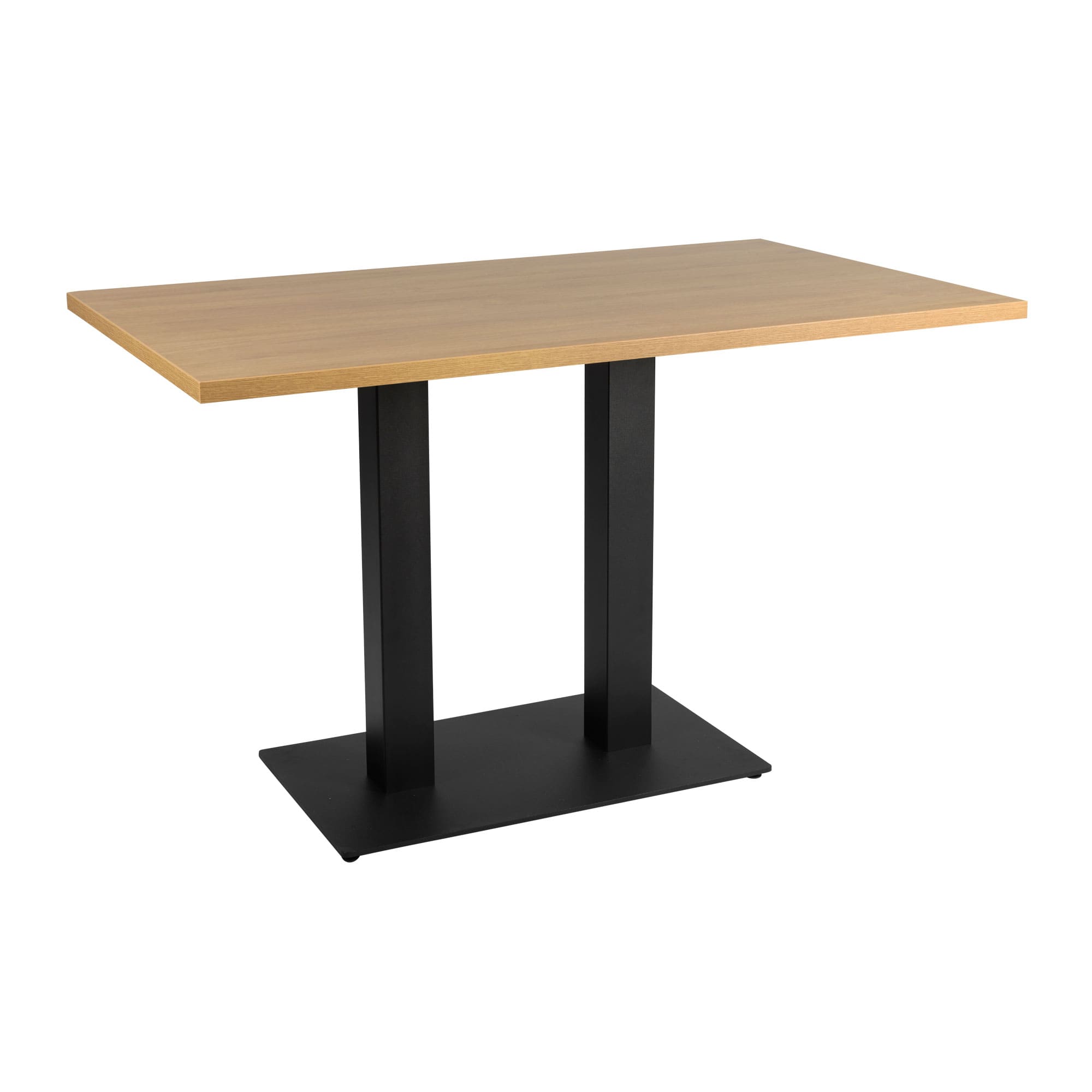 Omega Dining Height Table Rectangular Oak Boston Rectangular Base