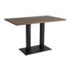 Omega Dining Height Table Rectangular Walnut Boston Rectangular Base