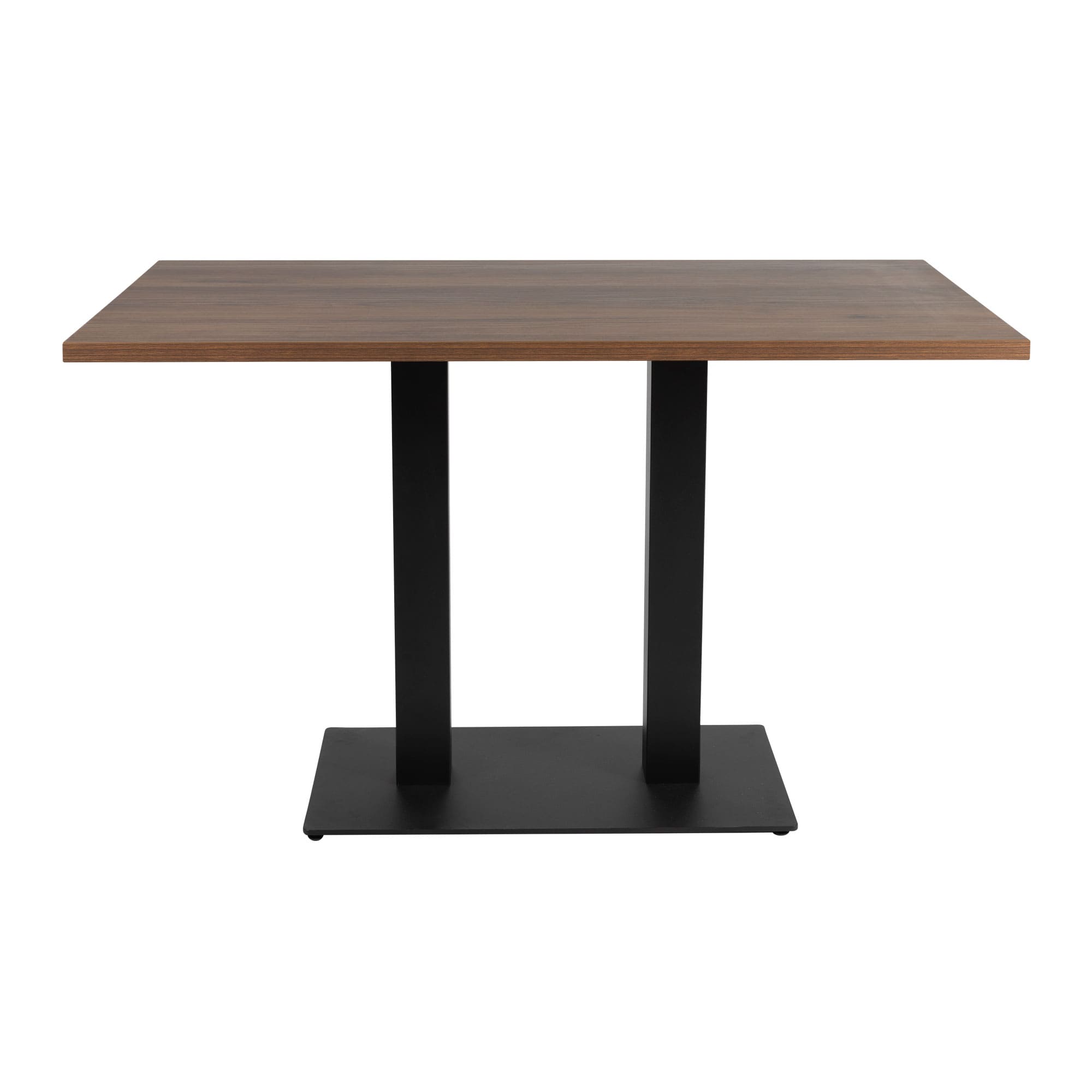 Omega Dining Height Table Rectangular Walnut Boston Rectangular Base Side
