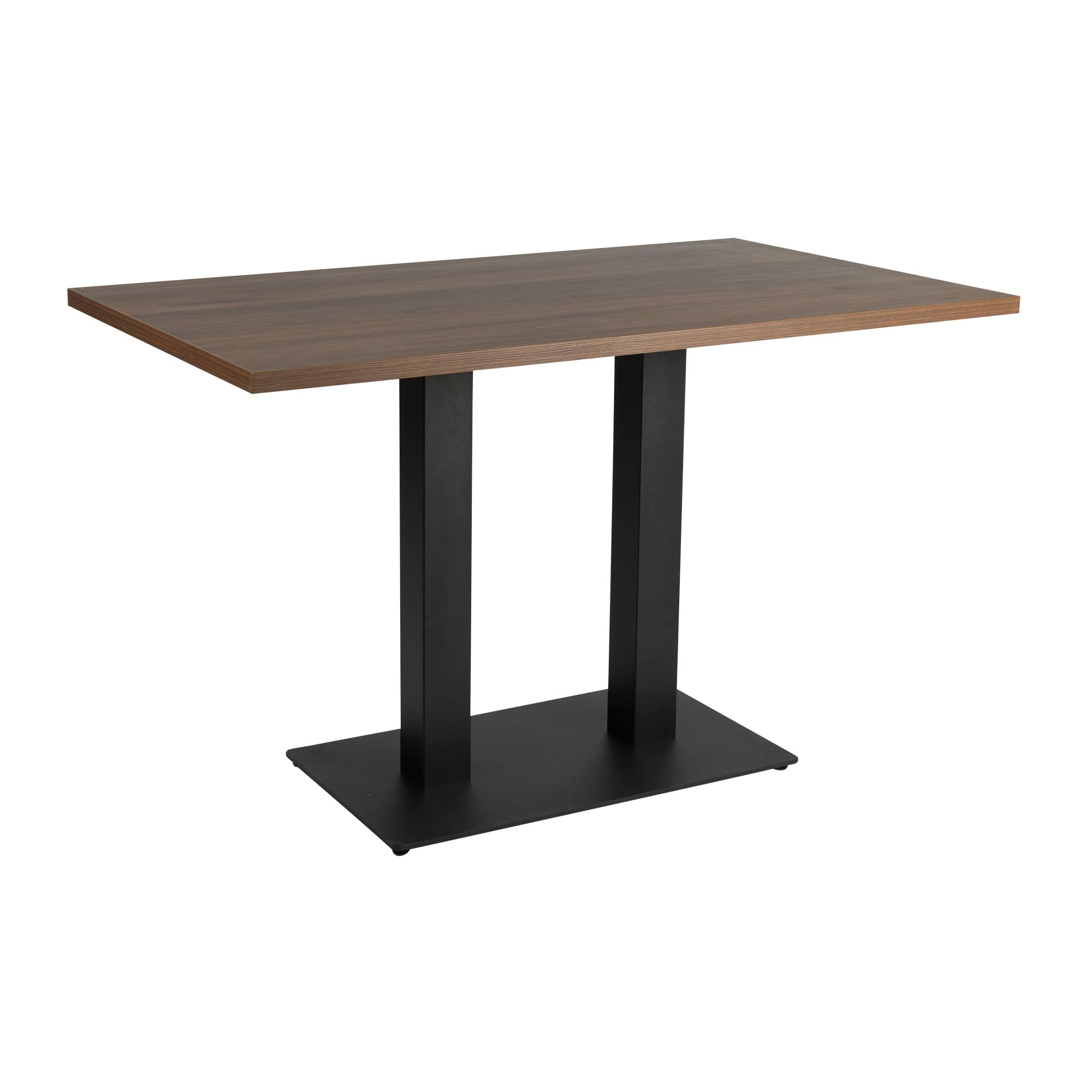 Omega Dining Height Table Rectangular Walnut Boston Rectangular Base