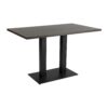Omega Dining Height Table Rectangular Wenge Boston Rectangular Base