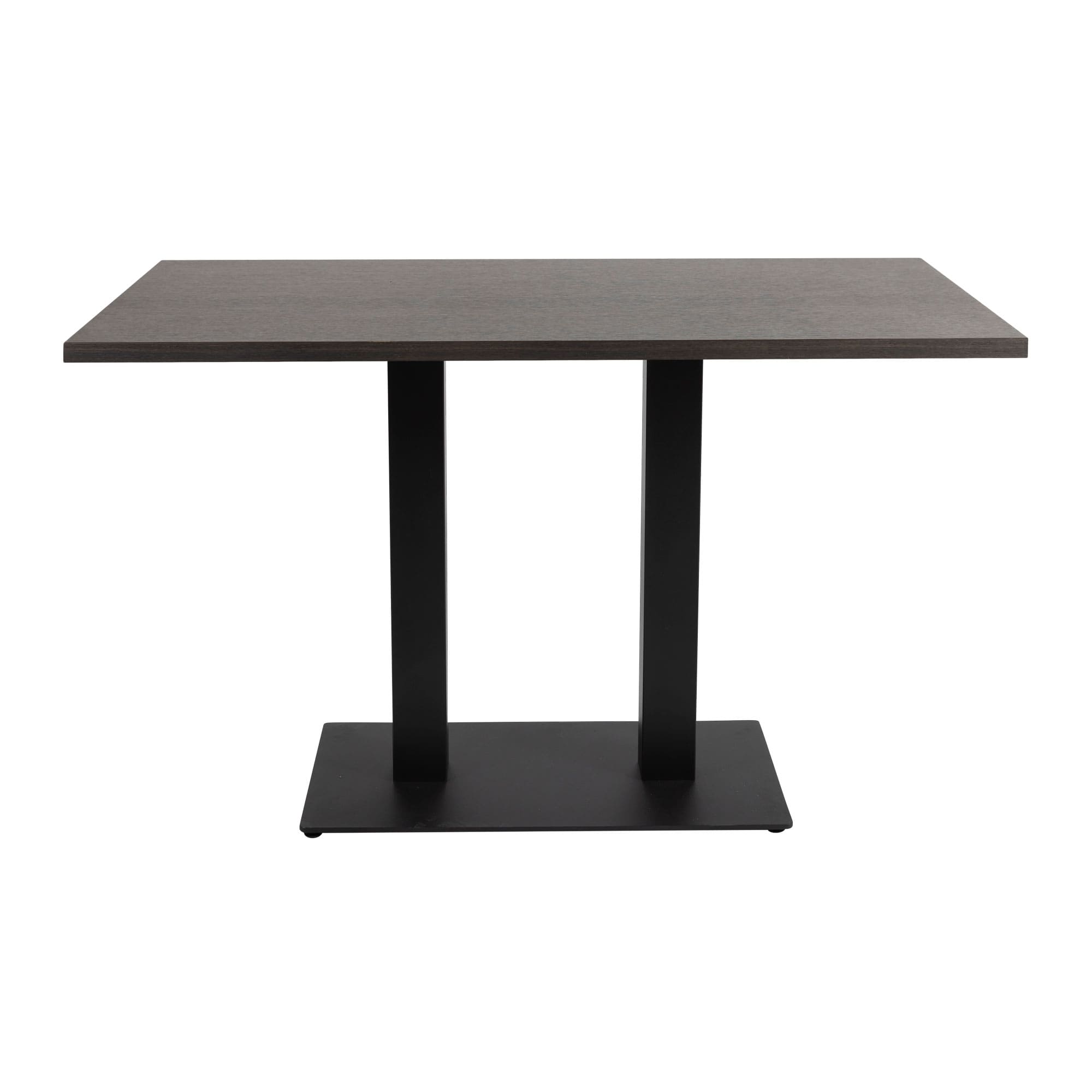 Omega Dining Height Table Rectangular Wenge Boston Rectangular Base Side