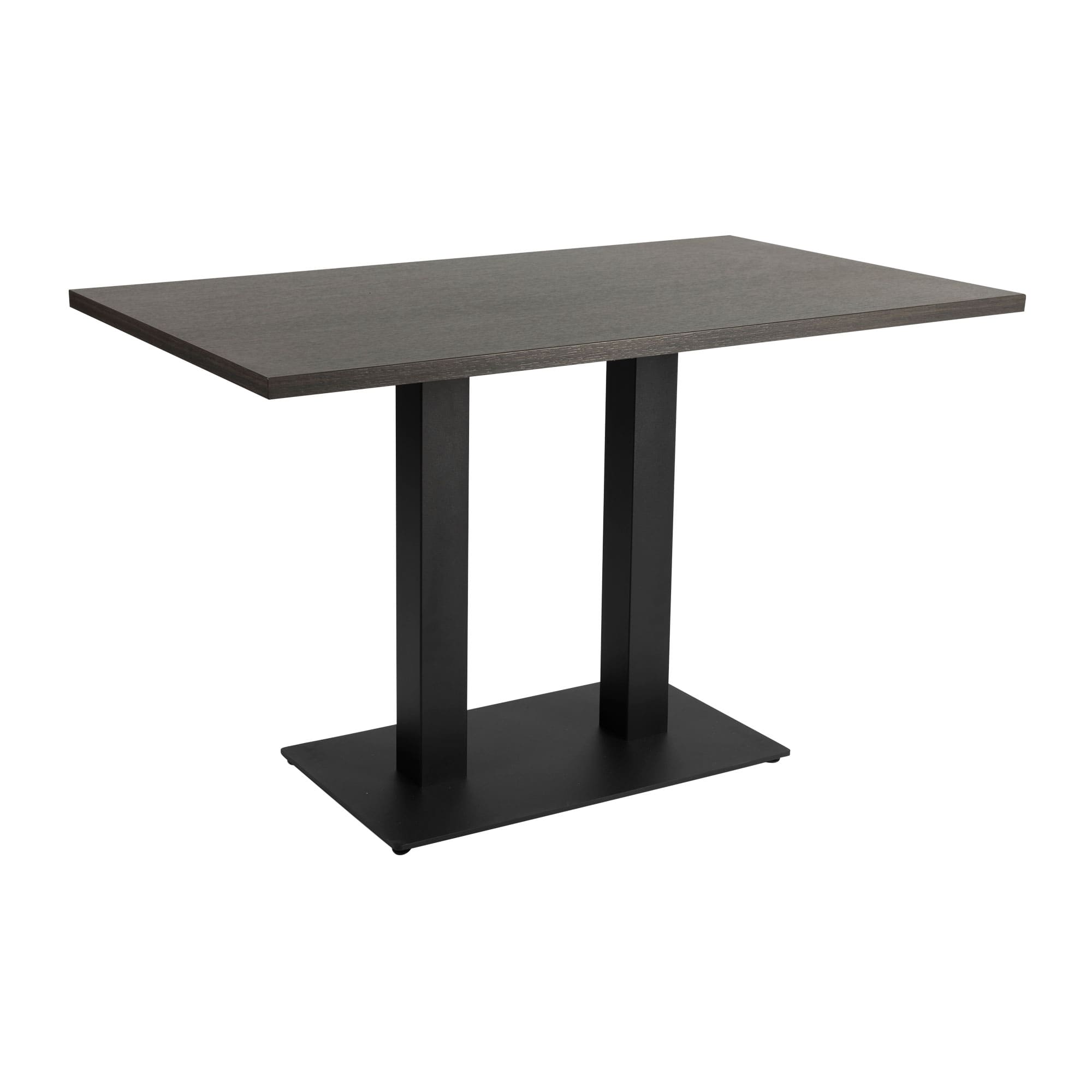 Omega Dining Height Table Rectangular Wenge Boston Rectangular Base