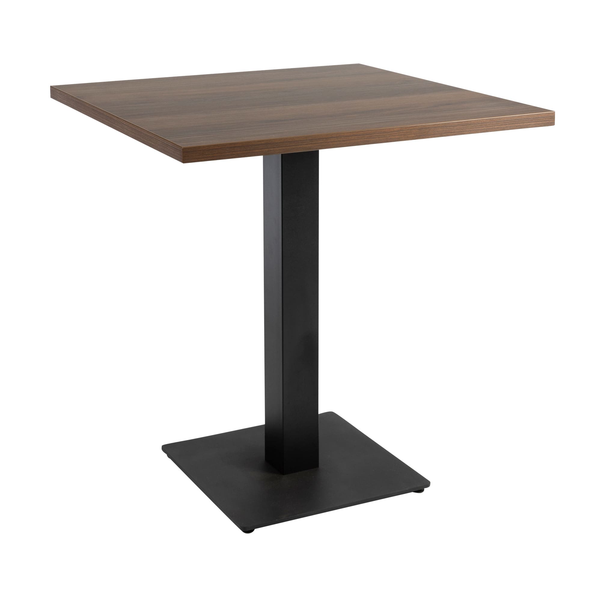 Omega Dining Height Table Square Walnut Boston Small Square Base