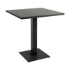 Omega Dining Height Table Square Wenge Boston Small Square Base