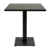 Omega Dining Height Table Square Wenge Boston Small Square Base Side